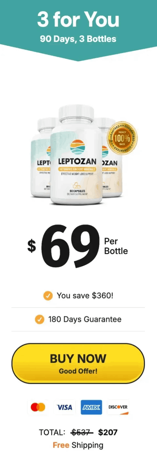 Leptozan price 3 bottle